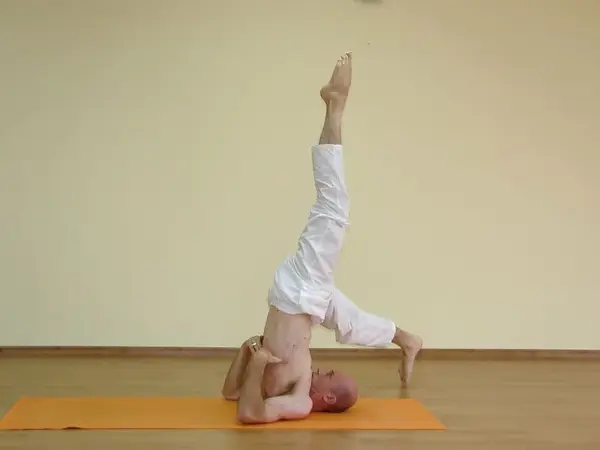 Parshvaika Pada Sarvangasana