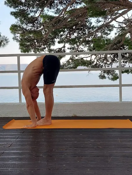 3. Pada Hastasana (izdah)