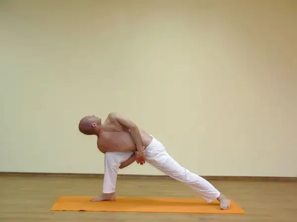 Parivritta Parshvakonasana C